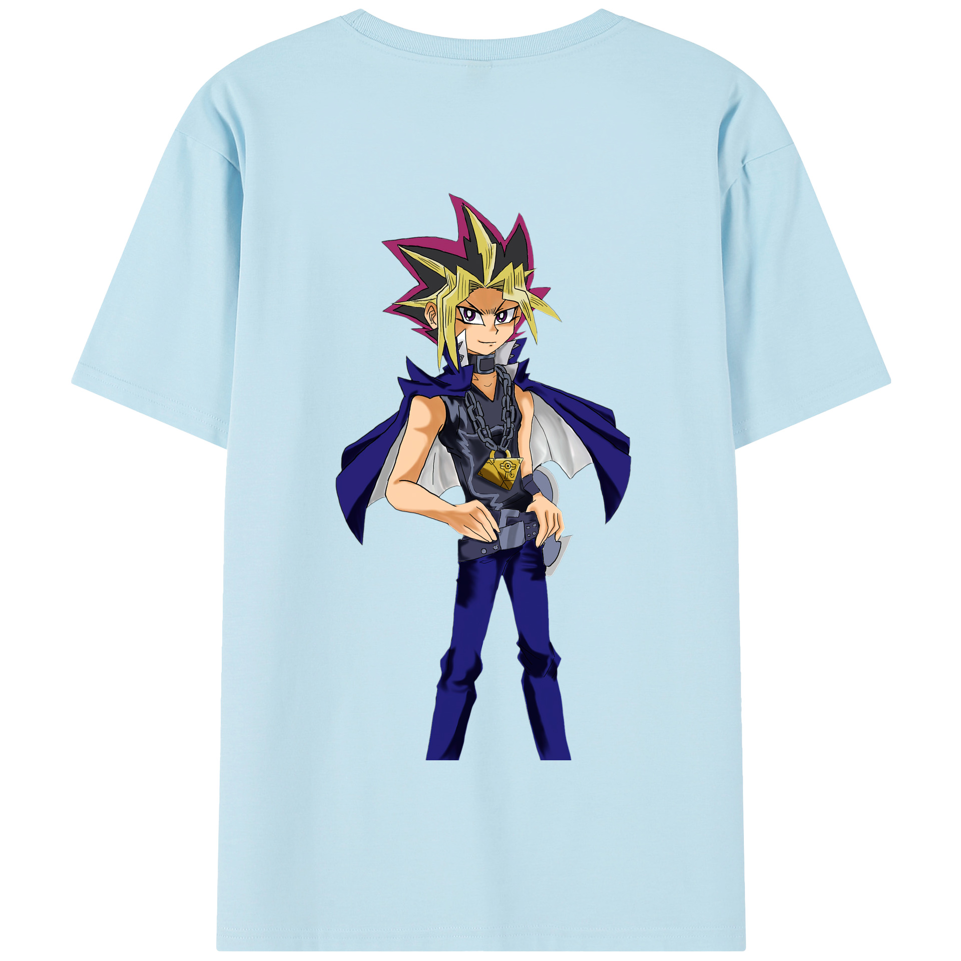 （画像用） 遊☆戯☆王 Yu-Gi-Oh! 綿100％半袖Tシャツ（背面プリント）